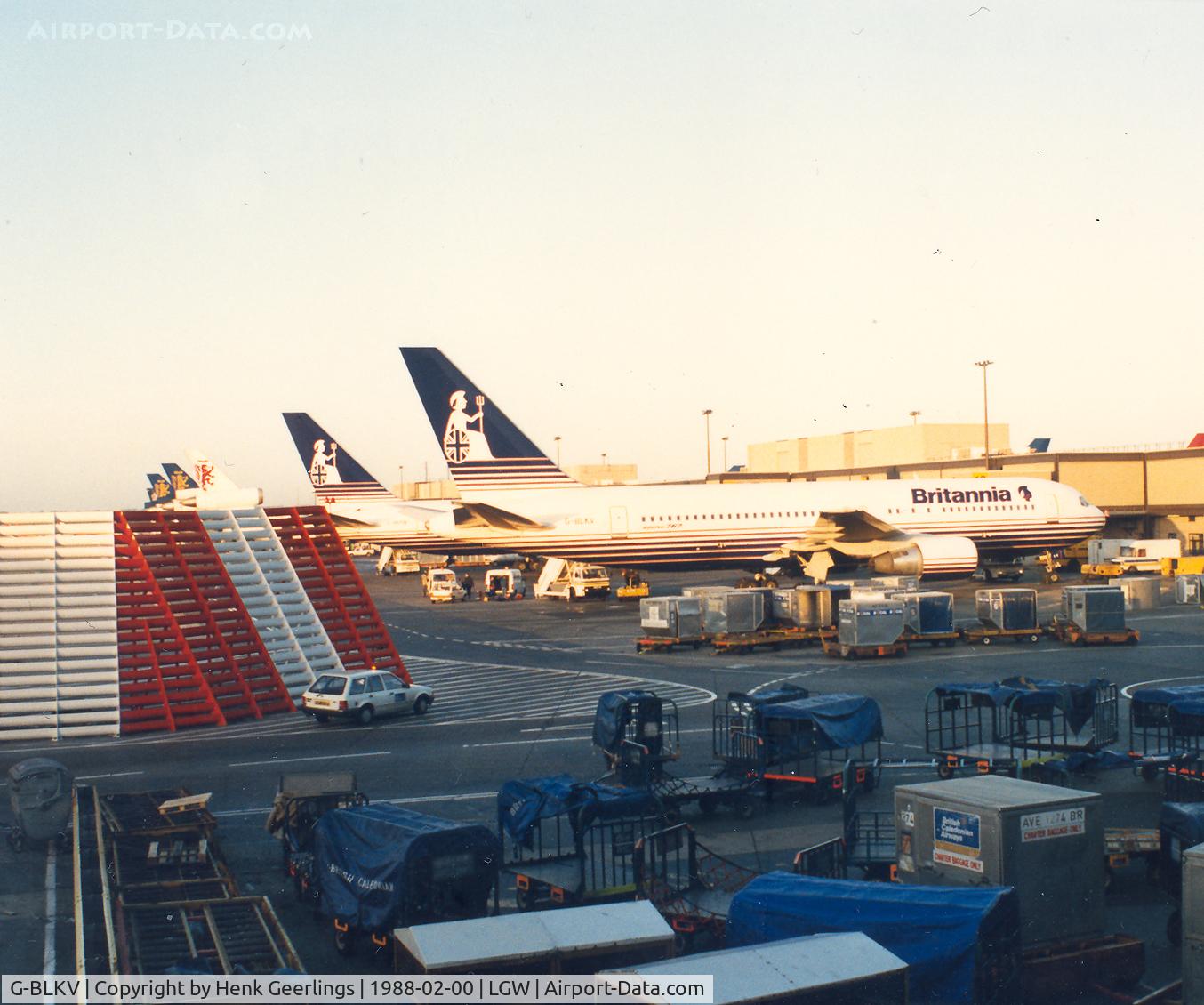 G-BLKV, 1985 Boeing 767-204 C/N 23072, Britannia