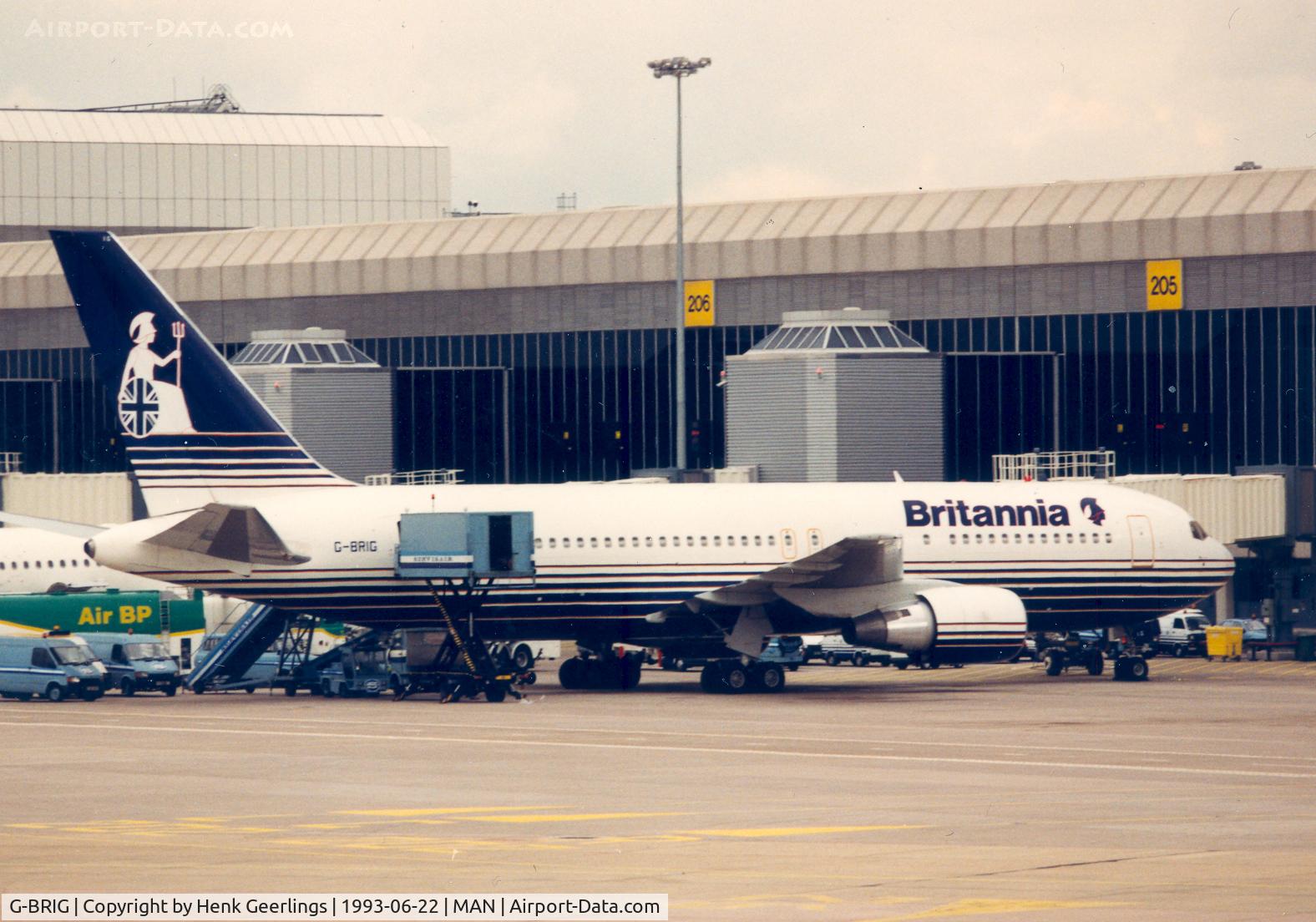 G-BRIG, 1990 Boeing 767-204/ER C/N 24757, Britannia