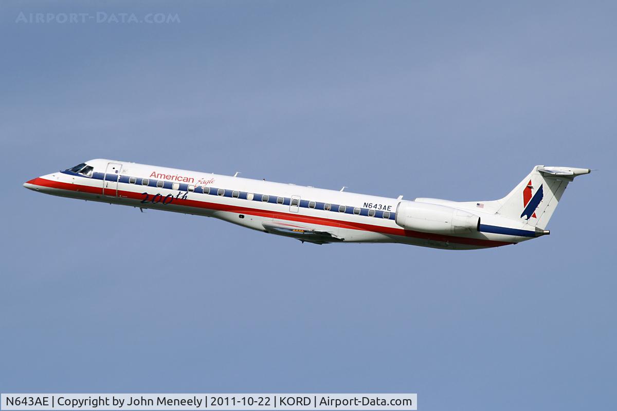 N643AE, 1999 Embraer ERJ-145LR (EMB-145LR) C/N 145200, 200th EMB-145