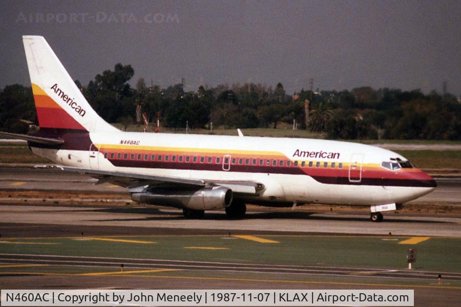 N460AC, 1969 Boeing 737-214 C/N 20158, Basic Air Cal colors, American titles
