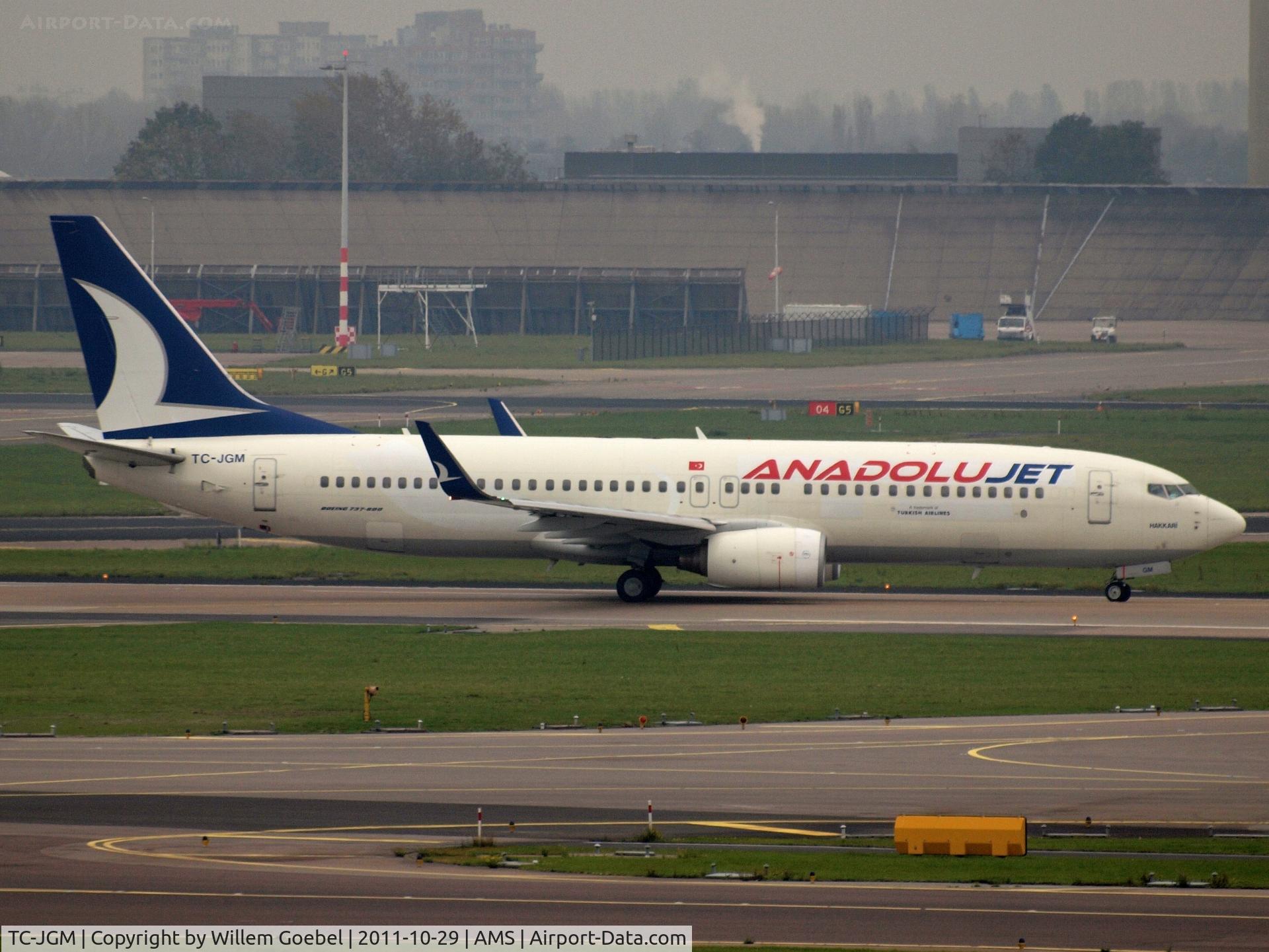 TC-JGM, 2006 Boeing 737-8F2 C/N 34411, Taxi to the runway24 on Schiphol Airport