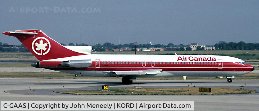 C-GAAS, 1979 Boeing 727-233F C/N 21672, Taxiing out - July 1989