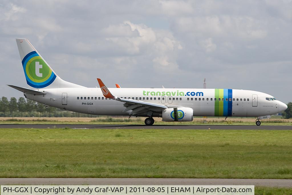 PH-GGX, 2010 Boeing 737-8EH C/N 36596, Transavia 737-800