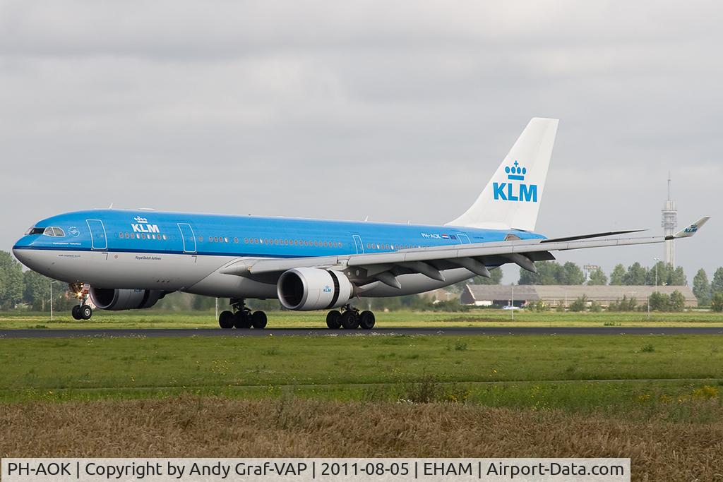 PH-AOK, 2007 Airbus A330-203 C/N 834, KLM A330-200