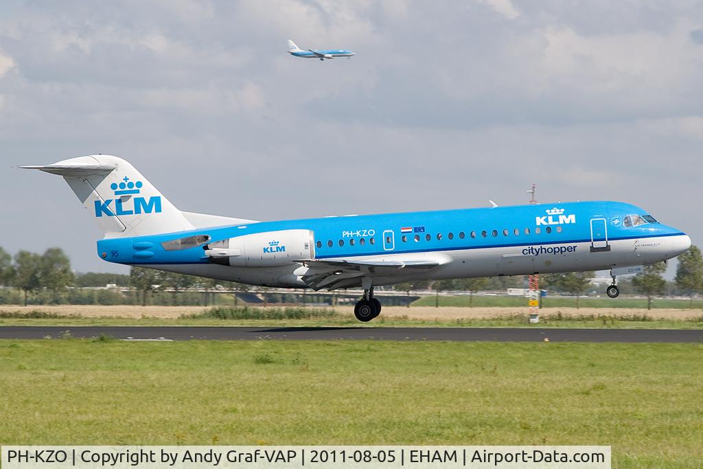 PH-KZO, 1995 Fokker 70 (F-28-0070) C/N 11538, KLM  F70