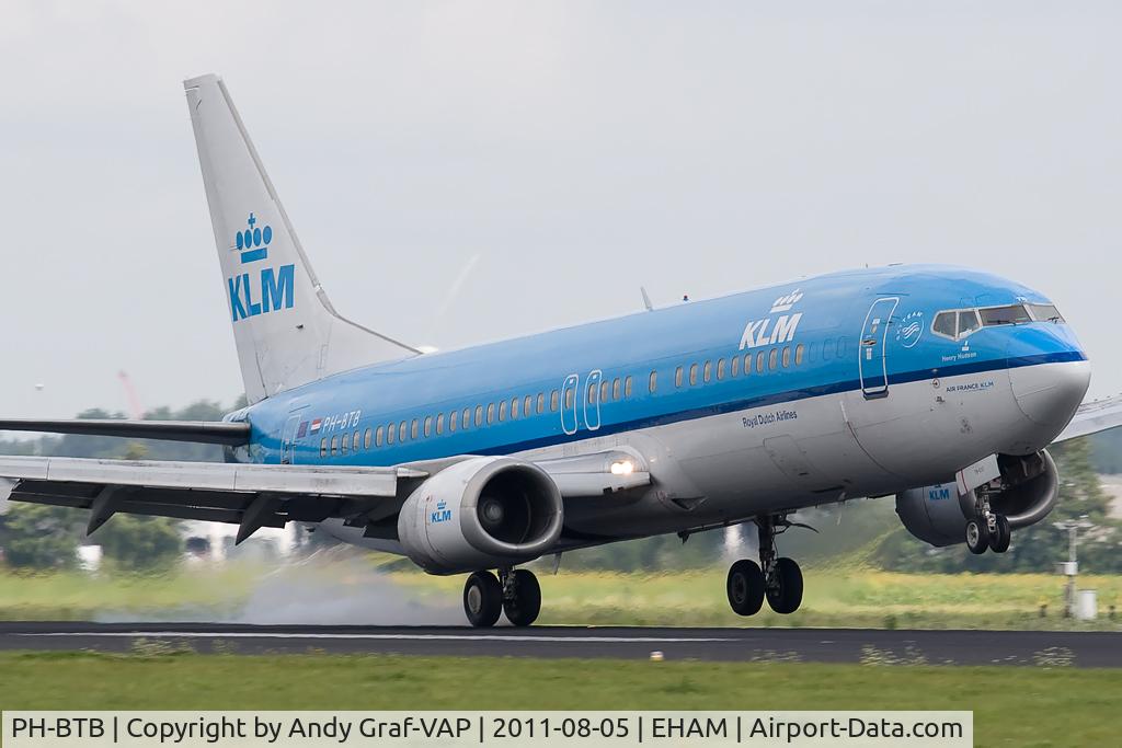 PH-BTB, 1992 Boeing 737-406 C/N 25423, KLM 737-400