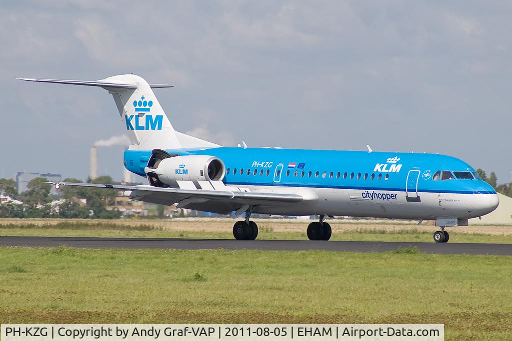 PH-KZG, 1996 Fokker 70 (F-28-0070) C/N 11578, KLM F70