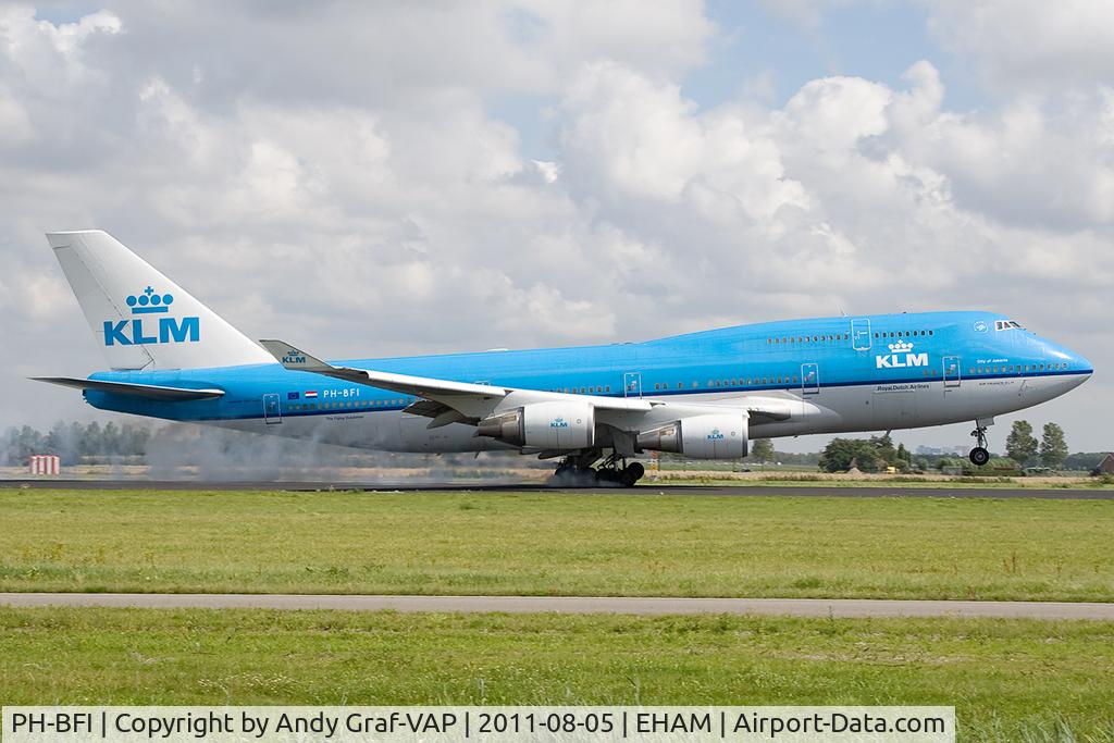 PH-BFI, 1991 Boeing 747-406BC C/N 25086, KLM 747-400