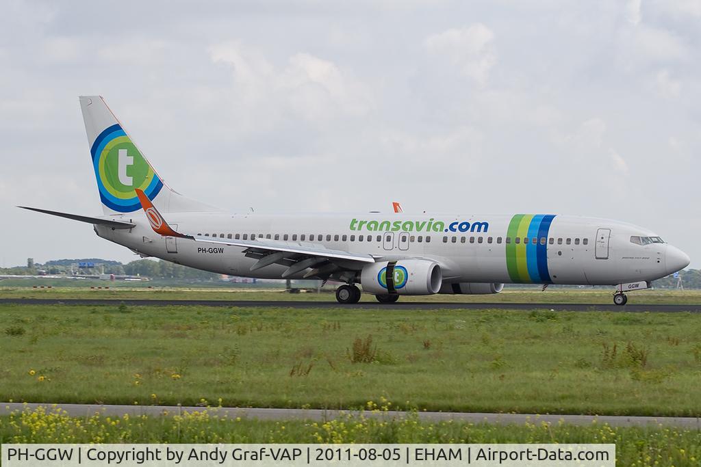 PH-GGW, 2010 Boeing 737-8EH C/N 35831, Transavia 737-800