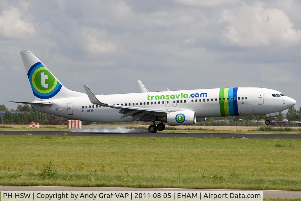 PH-HSW, 2009 Boeing 737-8K2 C/N 37160, Transavia 737-800