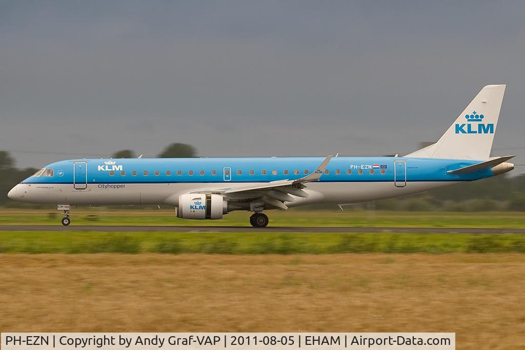 PH-EZN, 2010 Embraer 190LR (ERJ-190-100LR) C/N 19000342, KLM  EMB190