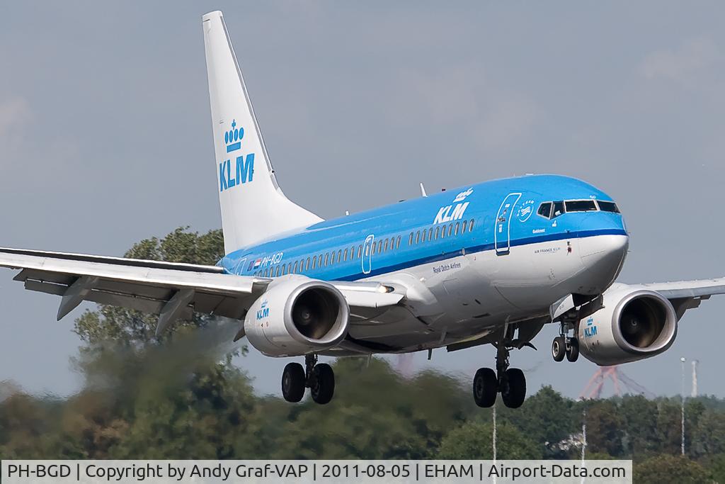 PH-BGD, 2008 Boeing 737-7K2 C/N 30366, KLM 737-700