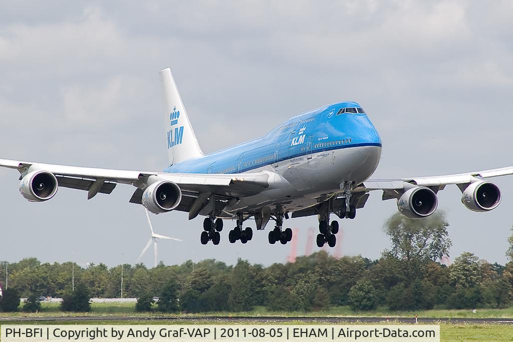 PH-BFI, 1991 Boeing 747-406BC C/N 25086, KLM 747-400