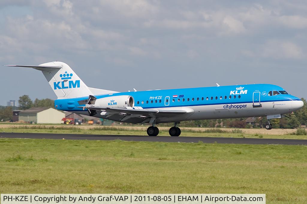 PH-KZE, 1996 Fokker 70 (F-28-0070) C/N 11576, KLM F70