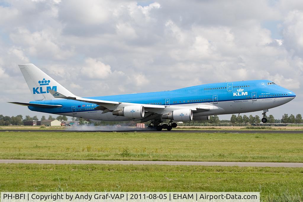 PH-BFI, 1991 Boeing 747-406BC C/N 25086, KLM 747*400
