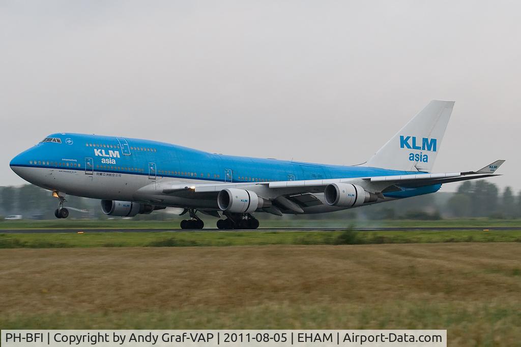 PH-BFI, 1991 Boeing 747-406BC C/N 25086, KLM 747-400