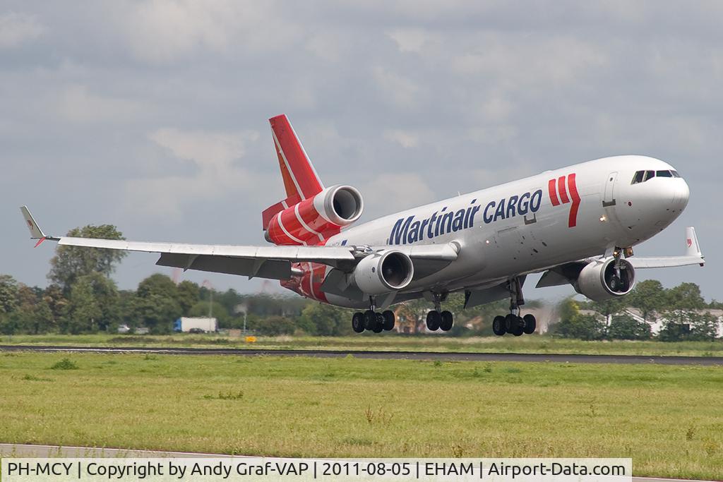 PH-MCY, 1991 McDonnell Douglas MD-11F C/N 48445, Martinair Cargo MD11