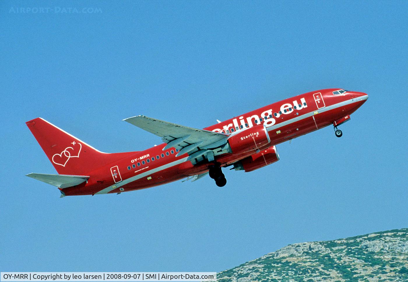 OY-MRR, 2007 Boeing 737-7K9 C/N 34402, SMI Samos Greece 7.9.08