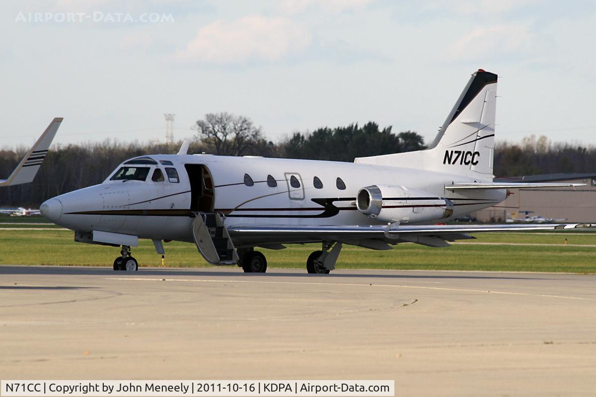 N71CC, 1973 North American NA-265-60 Sabreliner C/N 306-71, Parked - Oct. 2011