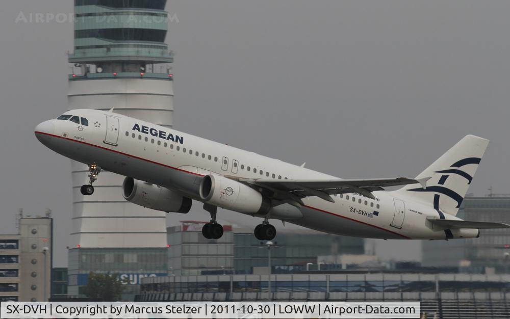 SX-DVH, 2007 Airbus A320-232 C/N 3066, Aegean Airlines 
Airbus A320-200 
SX-DVH