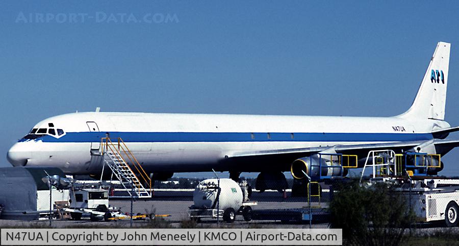 N47UA, 1968 Douglas DC-8-61 C/N 45964, Parked - Nov. 1989
