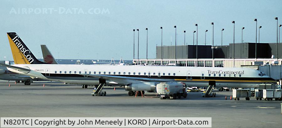 N820TC, 1968 Douglas DC-8-63 C/N 45999, Passenger charter - Sept. 1990