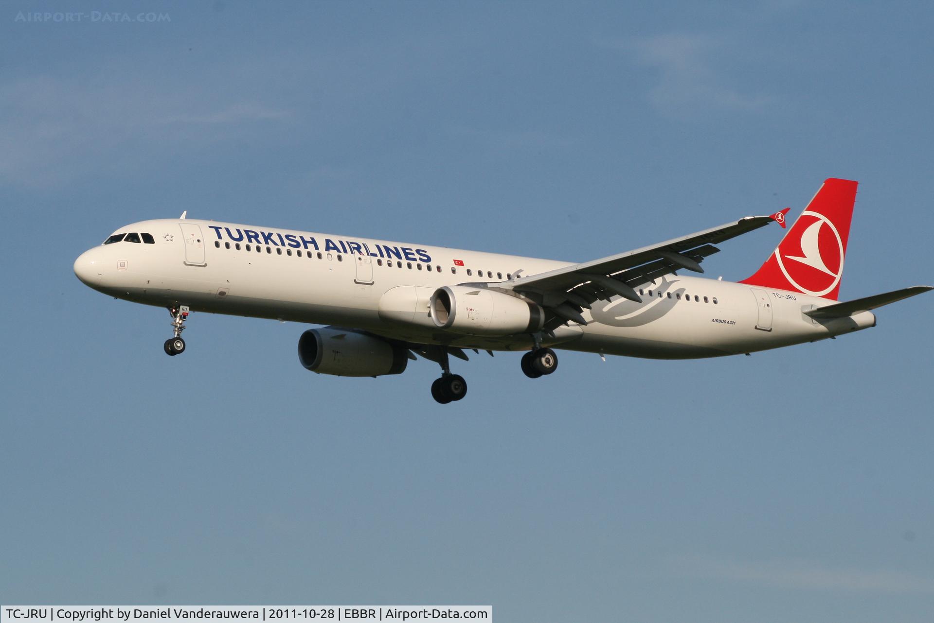 TC-JRU, 2011 Airbus A321-231 C/N 4788, Flight TK1943 is arriving to RWY 25L