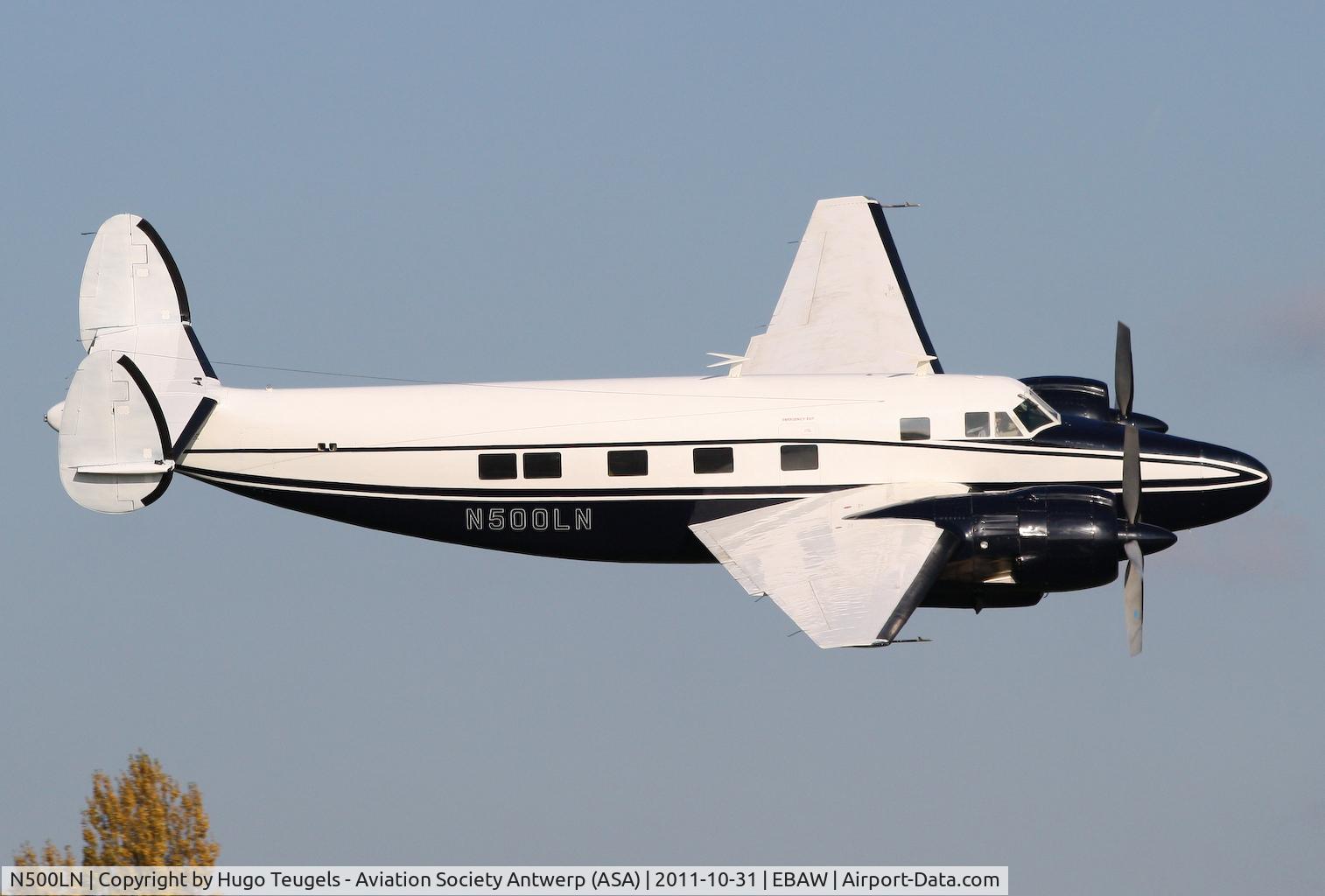 N500LN, 1960 Howard (Lockheed) 500 (PV-1/B-34 Ventura) C/N 5560/49, first visit of type