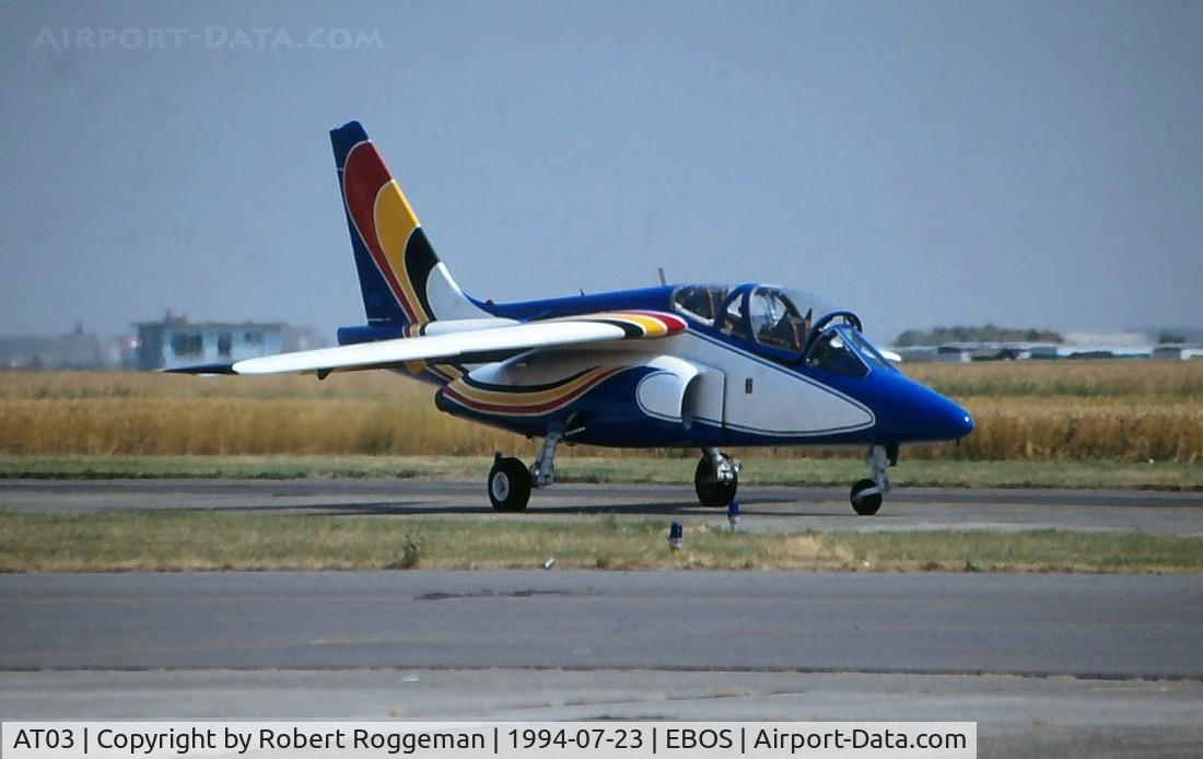 AT03, Dassault-Dornier Alpha Jet 1B C/N B03/1015, Demo.Same colors as AT25.