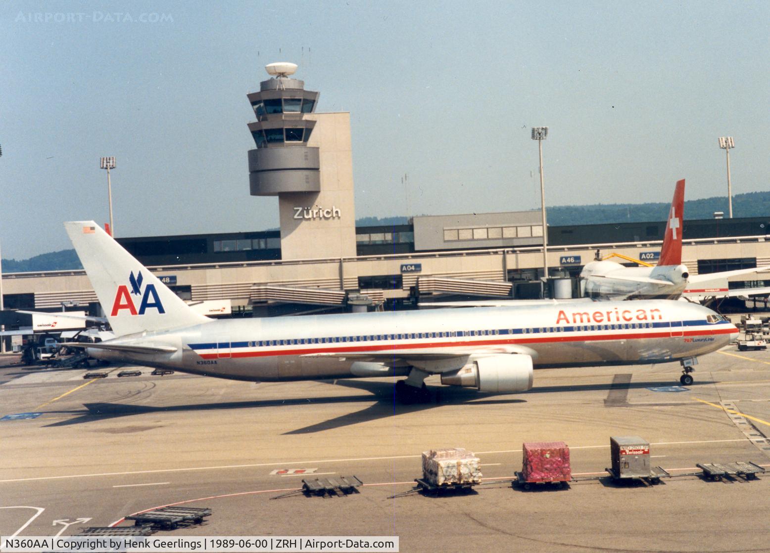 N360AA, 1988 Boeing 767-323 C/N 24041, American Airlines