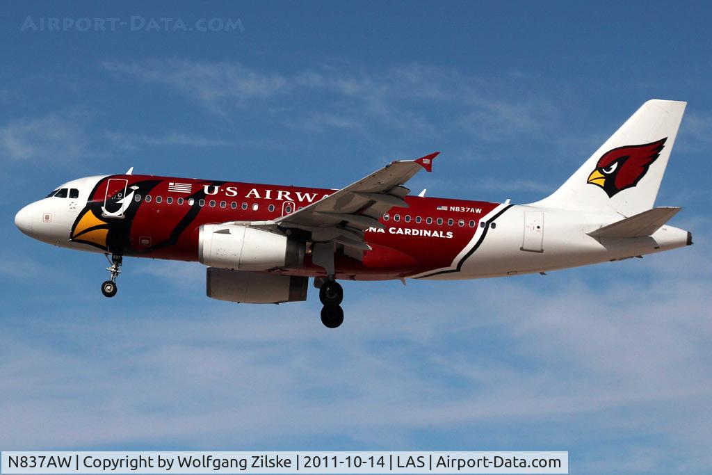 N837AW, 2005 Airbus A319-132 C/N 2595, visitor