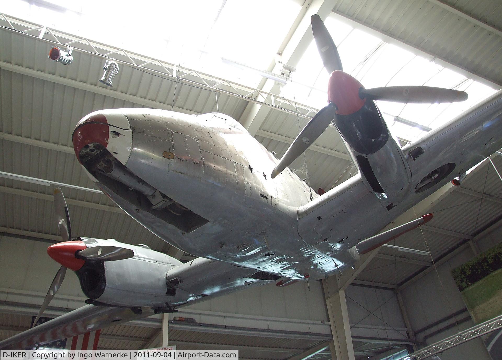 D-IKER, De Havilland DH-104 Dove 5 C/N 04530, De Havilland D.H.104 Dove at the Auto & Technik Museum, Sinsheim