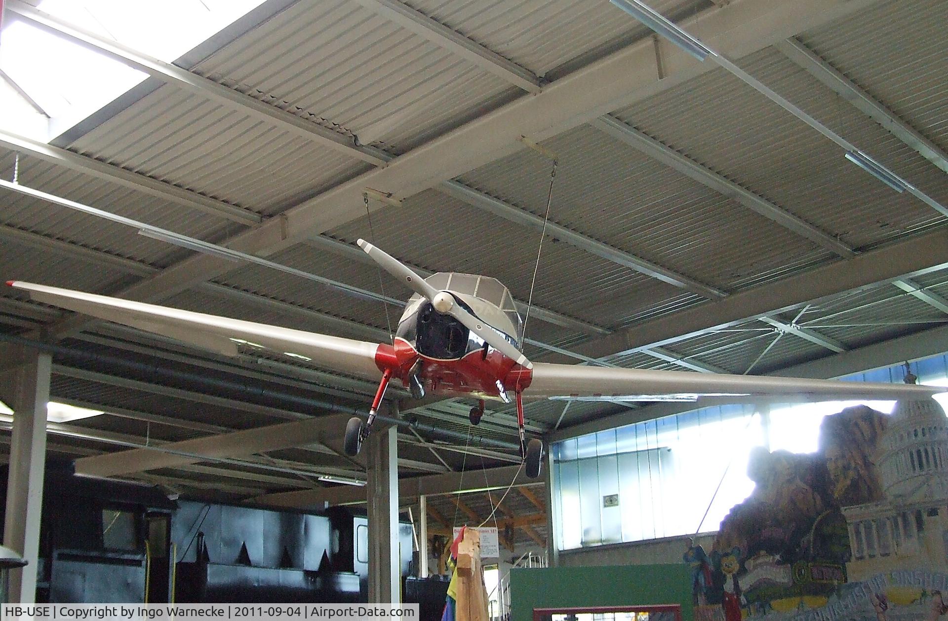 HB-USE, 1949 Bucker (Zlin) Z-381 (C-106) Bestmann C/N 325, Zlin Z-381 (Bücker Bü 181 Bestmann with Walter Minor engine) at the Auto & Technik Museum, Sinsheim