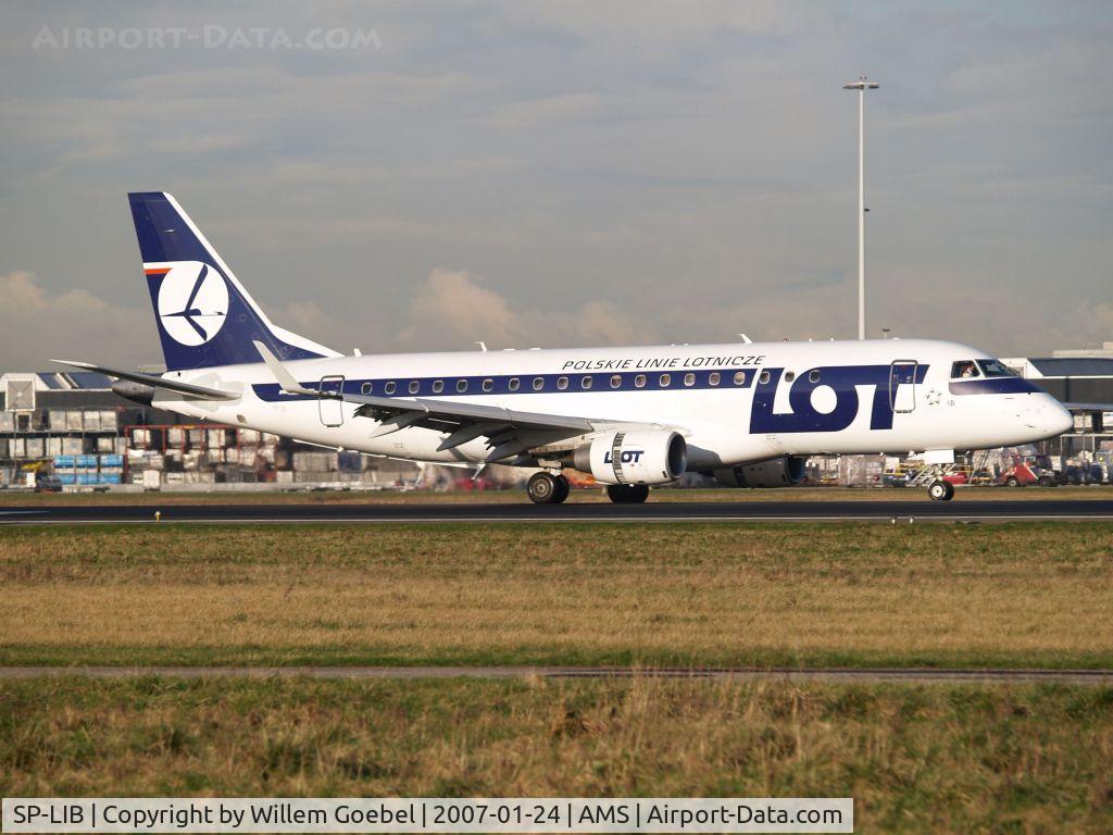 SP-LIB, 2006 Embraer 175STD (ERJ-170-200STD) C/N 17000132, Landing on Schiphol Airport on runway 06