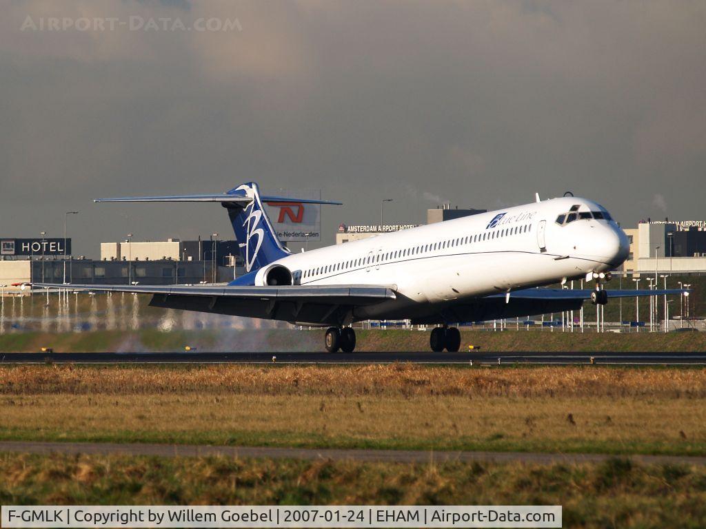 F-GMLK, 1988 McDonnell Douglas MD-83 (DC-9-83) C/N 49672, Landing on Schiphol Airport on runway 06