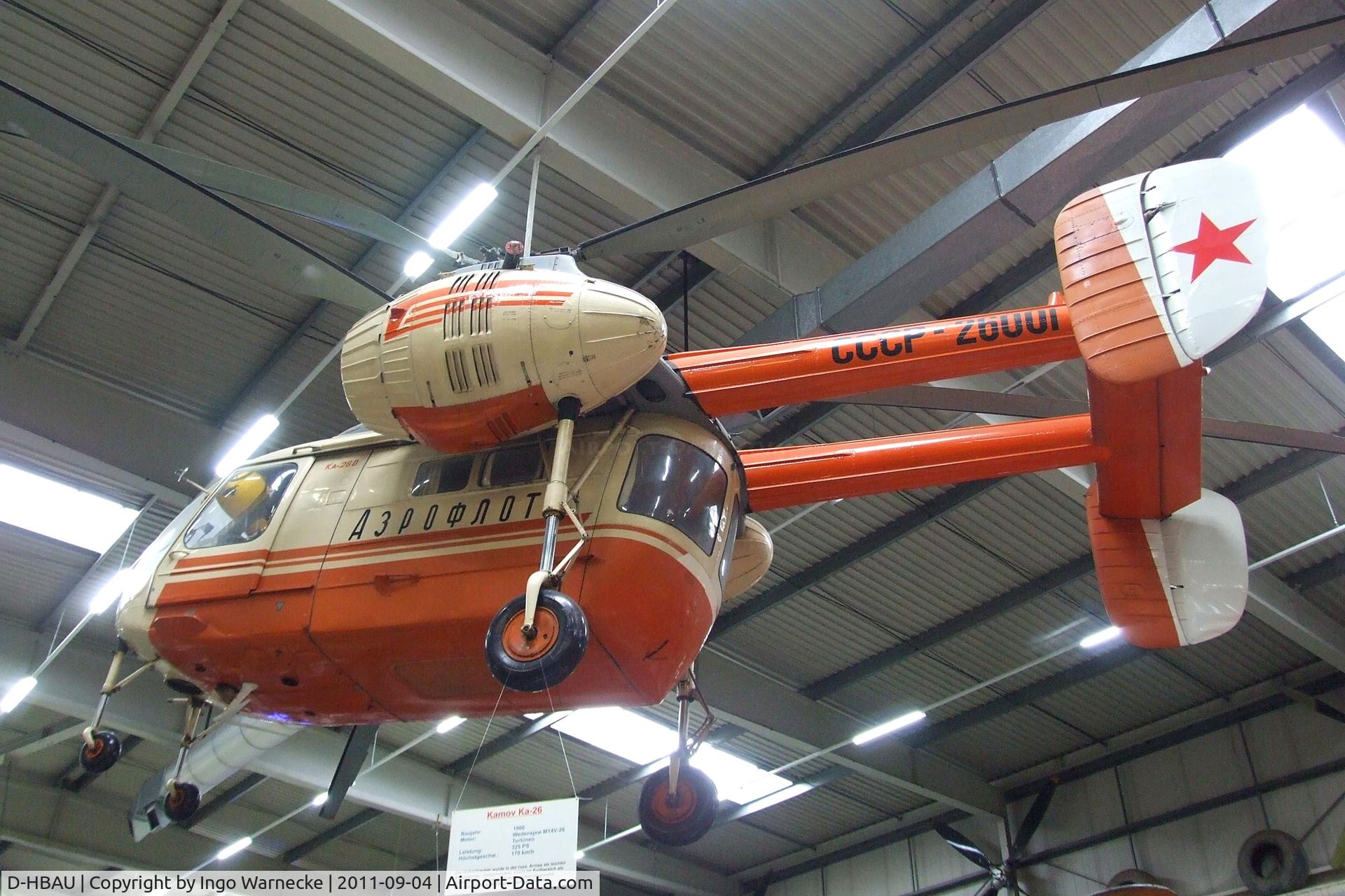 D-HBAU, 1973 Kamov Ka-26 Hoodlum C/N 7303204, Kamov Ka-26 Hoodlum at the Auto & Technik Museum, Sinsheim