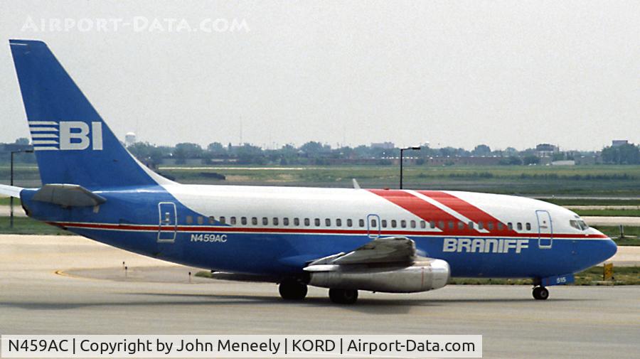 N459AC, 1968 Boeing 737-222 C/N 19072, 