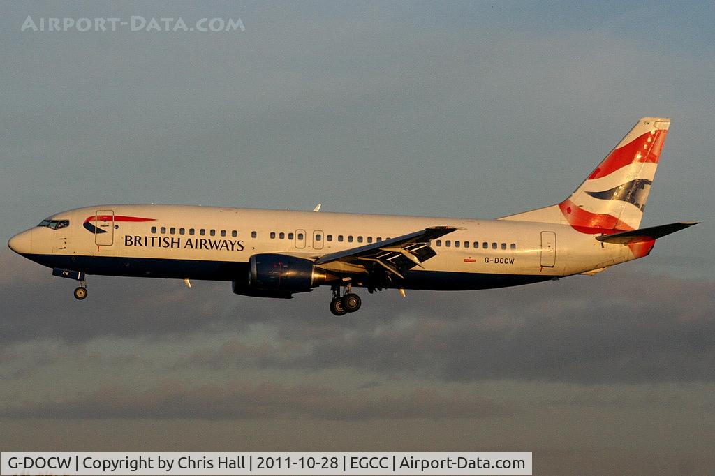 G-DOCW, 1992 Boeing 737-436 C/N 25856, British Airways