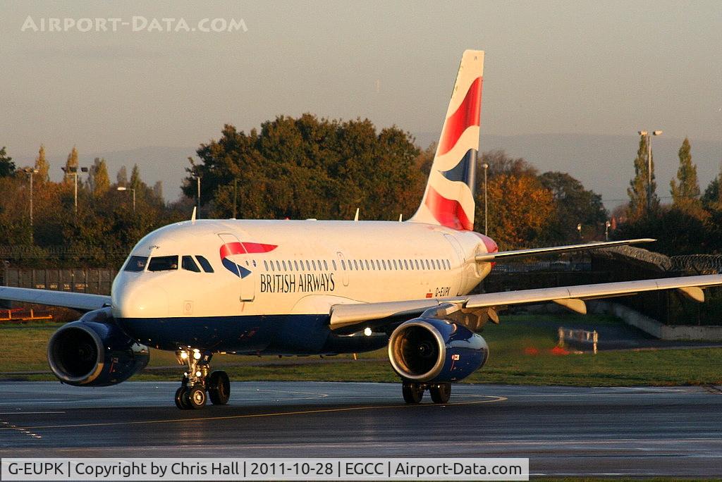 G-EUPK, 2000 Airbus A319-131 C/N 1236, British Airways