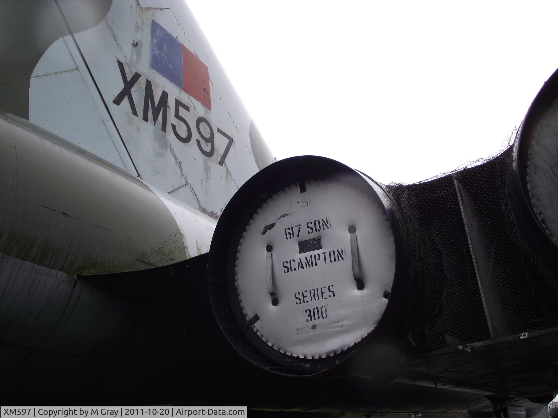 XM597, 1963 Avro Vulcan B.2 C/N Set 61, Nice to see squadron no. Adds to it.