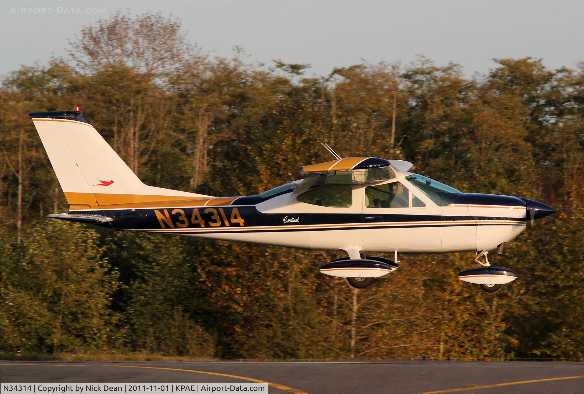 N34314, Cessna 177B Cardinal C/N 17701762, KPAE/PAE