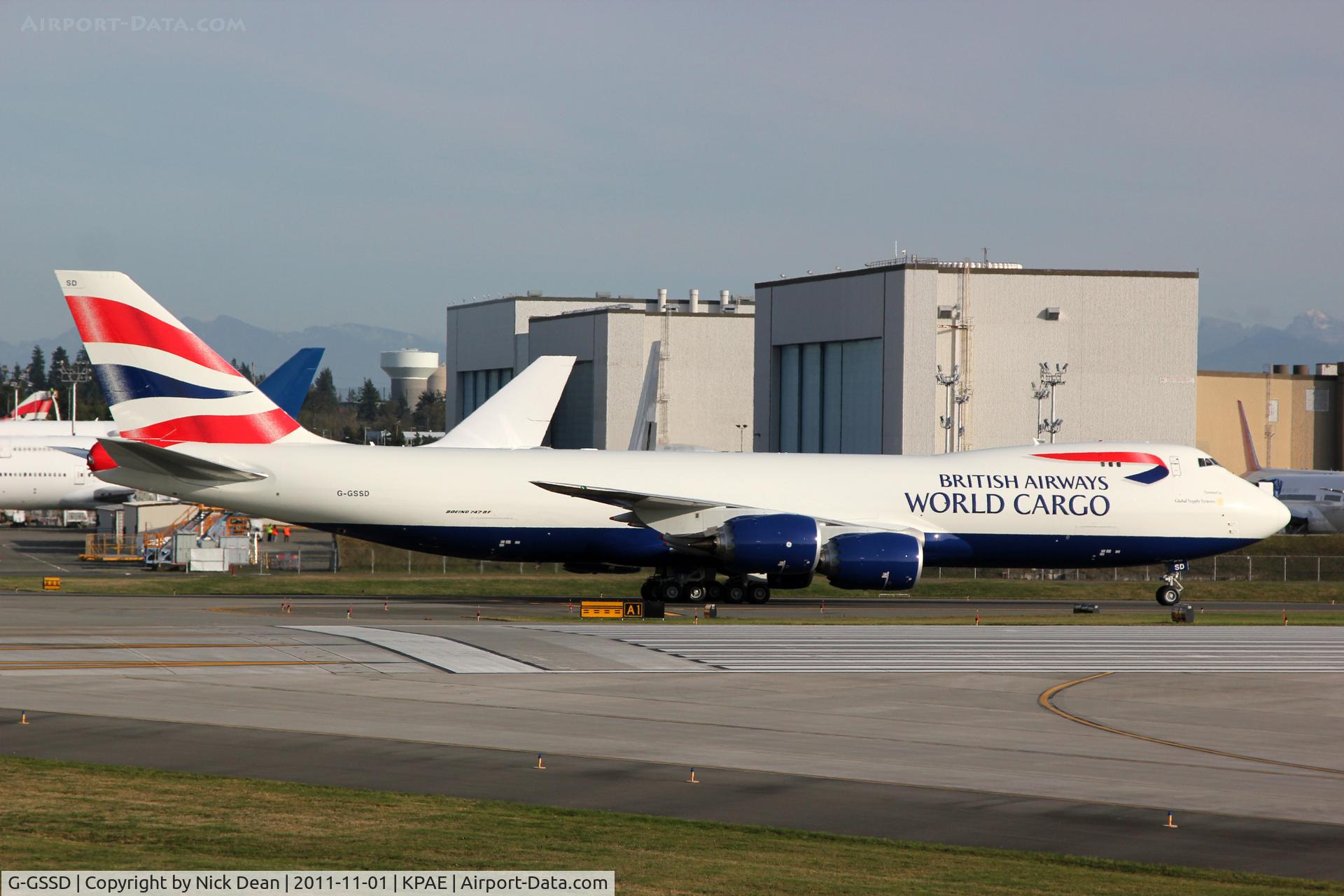 G-GSSD, 2011 Boeing 747-87UF C/N 37561, KPAE/PAE Boeing 574