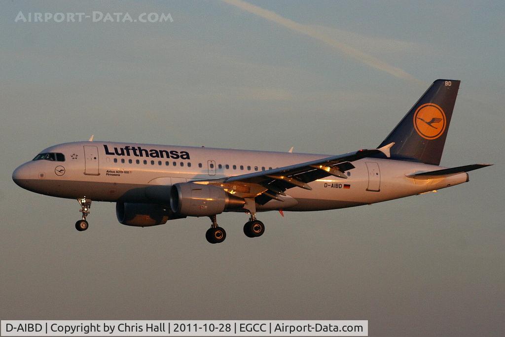 D-AIBD, 2010 Airbus A319-112 C/N 4455, Lufthansa