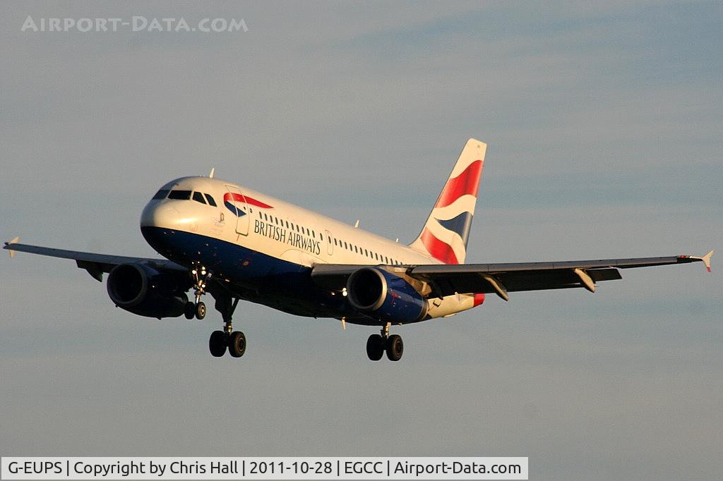 G-EUPS, 2000 Airbus A319-131 C/N 1338, British Airways