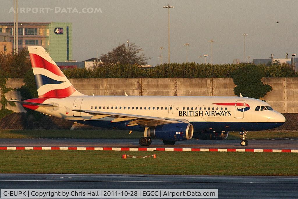 G-EUPK, 2000 Airbus A319-131 C/N 1236, British Airways