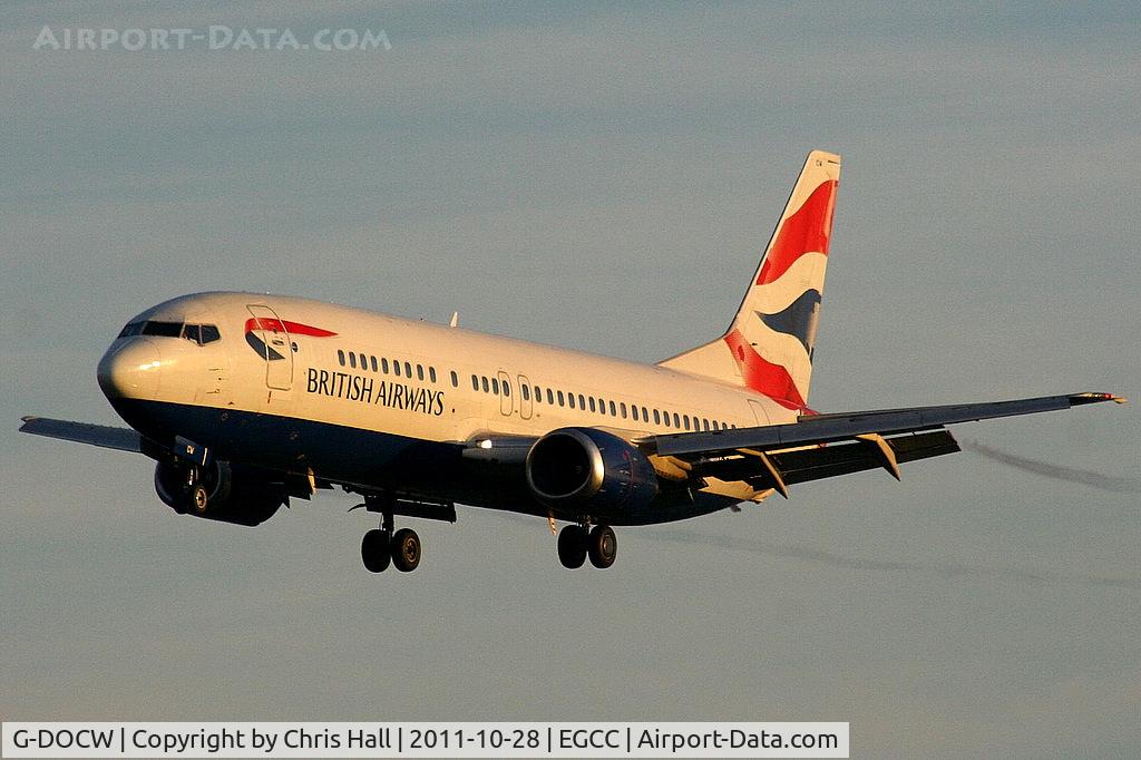 G-DOCW, 1992 Boeing 737-436 C/N 25856, British Airways