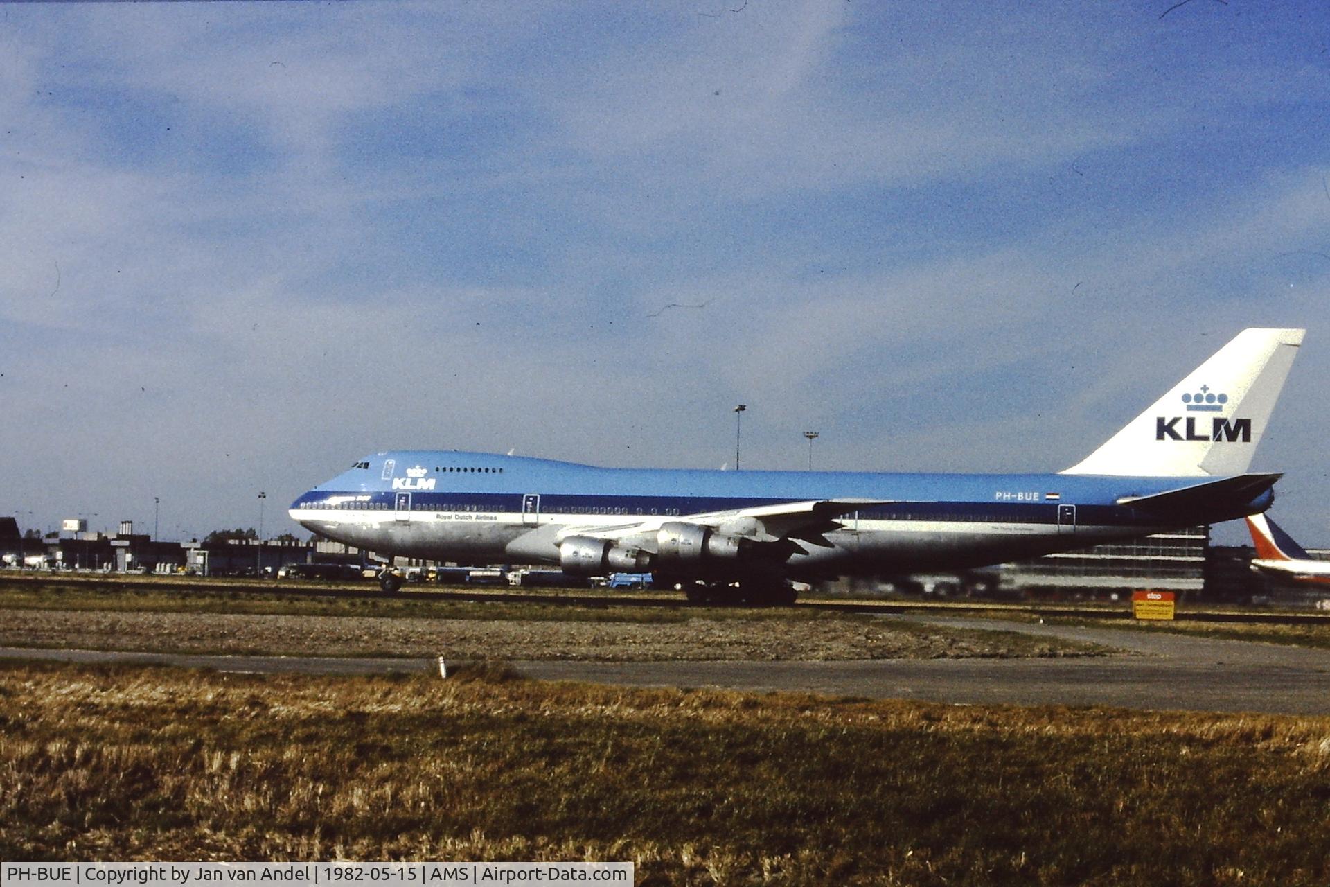 PH-BUE, 1971 Boeing 747-206B C/N 20399, B747-206  Schiphol Amsterdam