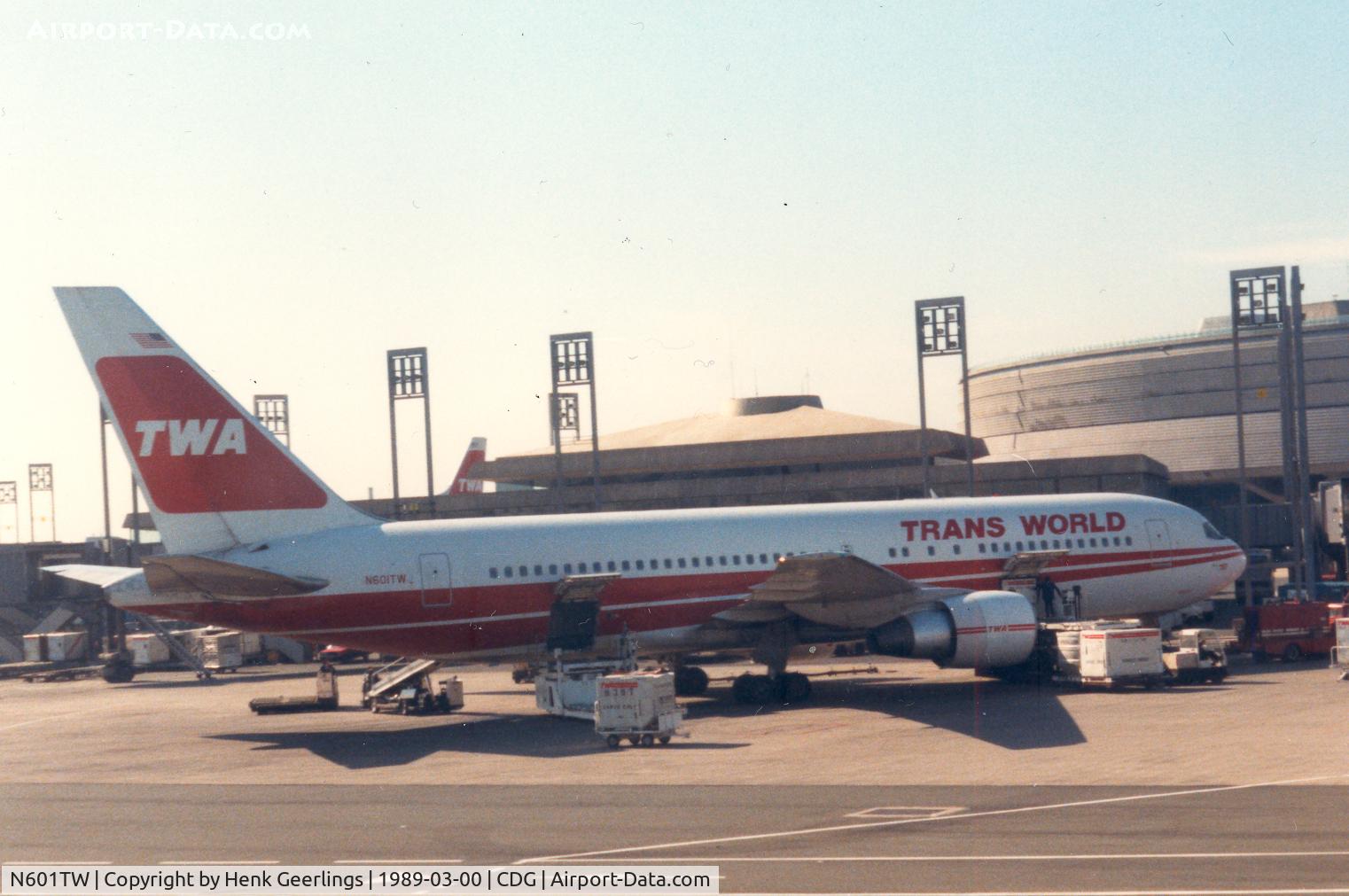 N601TW, 1982 Boeing 767-231 C/N 22564, TWA - Trans World