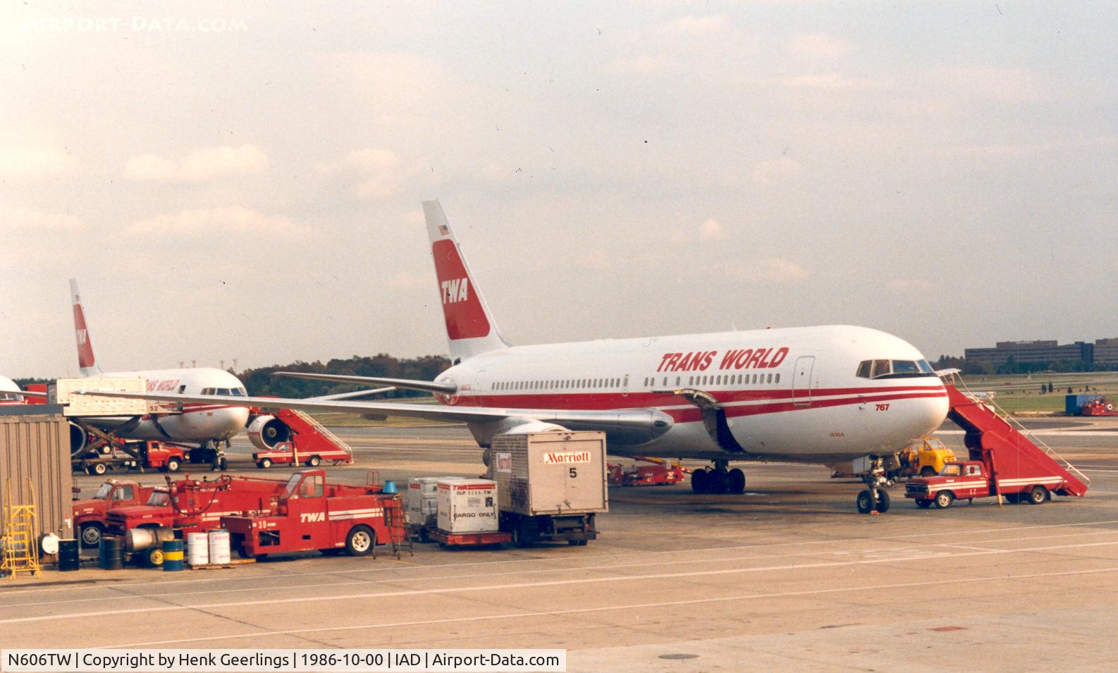 N606TW, 1983 Boeing 767-231 C/N 22569, TWA - Trans World