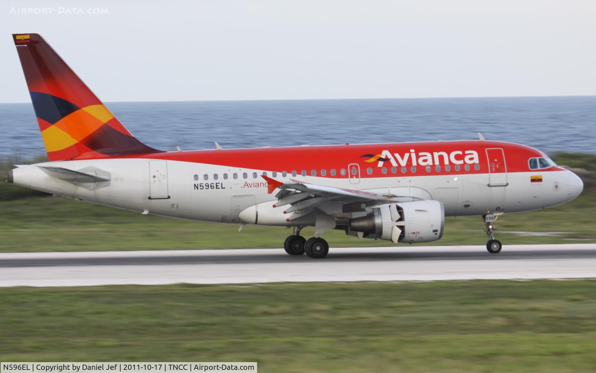 N596EL, 2005 Airbus A318-111 C/N 2523, N596EL at TNCC